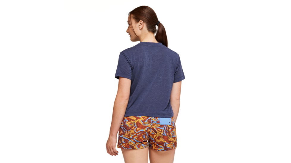 Cotopaxi Paseo Travel Crop T-Shirt - Womens, Maritime, Extra Small, PSCT-S23-MTM-W-XS