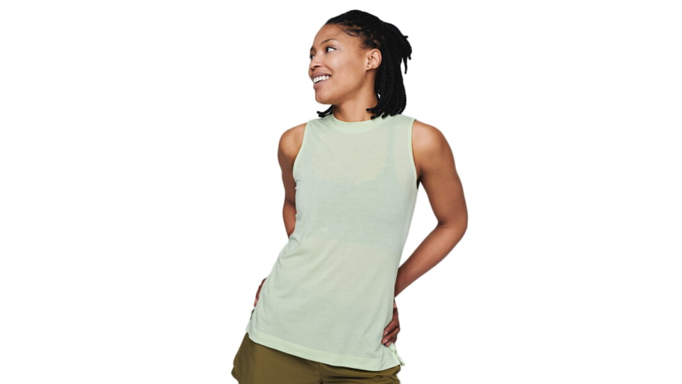 Cotopaxi Paseo Travel Tank - Womens, Lichen, Small, PAST-S22-LICH-W-S