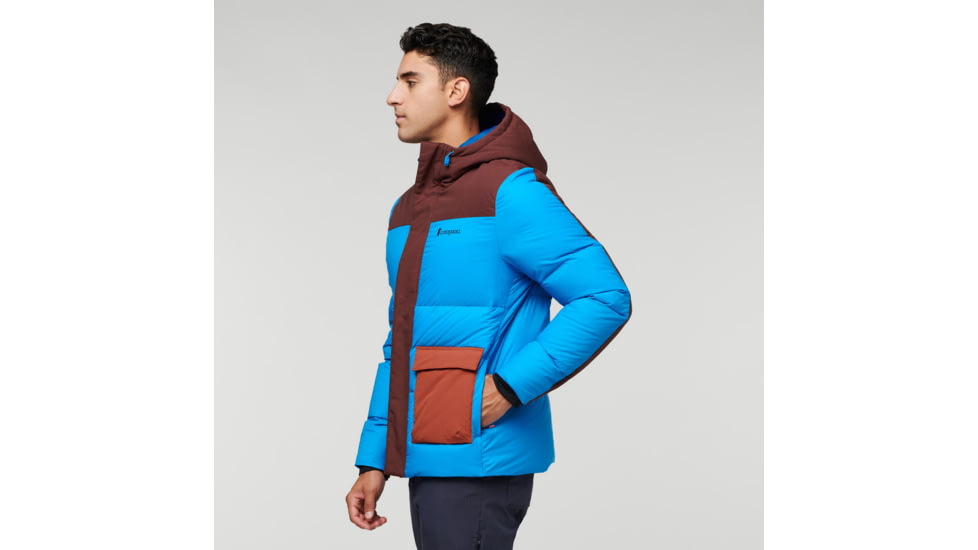 Cotopaxi Solazo Down Parka - Mens, Chestnut/Saltwater, Large, RLP-F22-CHSSW-M-L