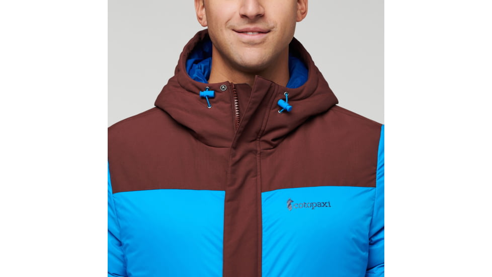 Cotopaxi Solazo Down Parka - Mens, Chestnut/Saltwater, Large, RLP-F22-CHSSW-M-L