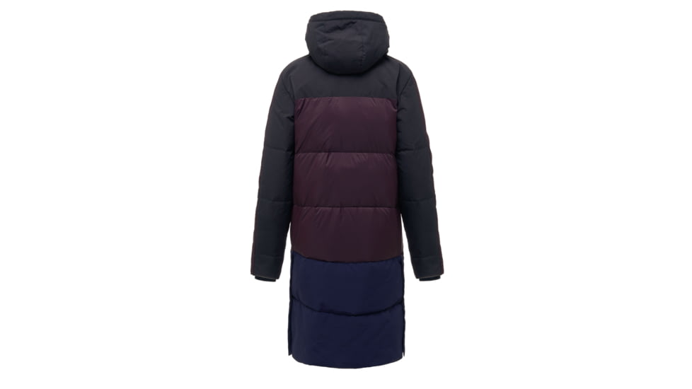 Cotopaxi Solazo Down Parka - Womens, Black/Black Iris, Extra Small, RLP-F21-BLKBU-W-XS