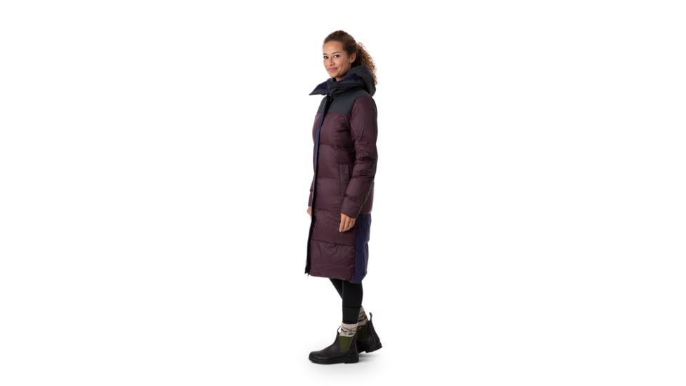 Cotopaxi Solazo Down Parka - Womens, Black/Black Iris, Extra Small, RLP-F21-BLKBU-W-XS