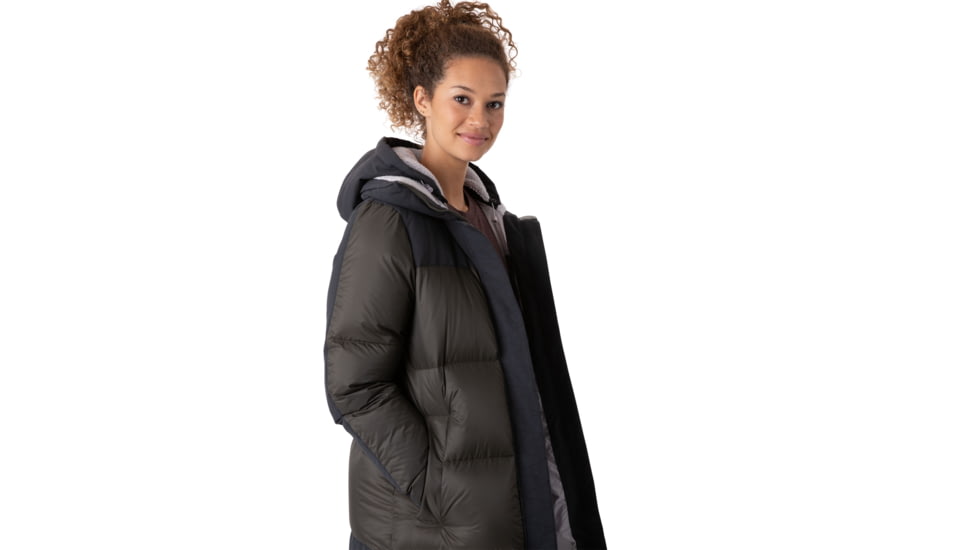 Cotopaxi Solazo Down Parka - Womens, Black/Iron, Extra Small, RLP-F21-BLKIN-W-XS