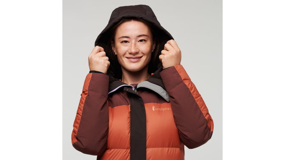 Cotopaxi Solazo Down Parka - Womens, Cavern/Chestnut/Spice, Small, RLP-F22-CASPC-W-S