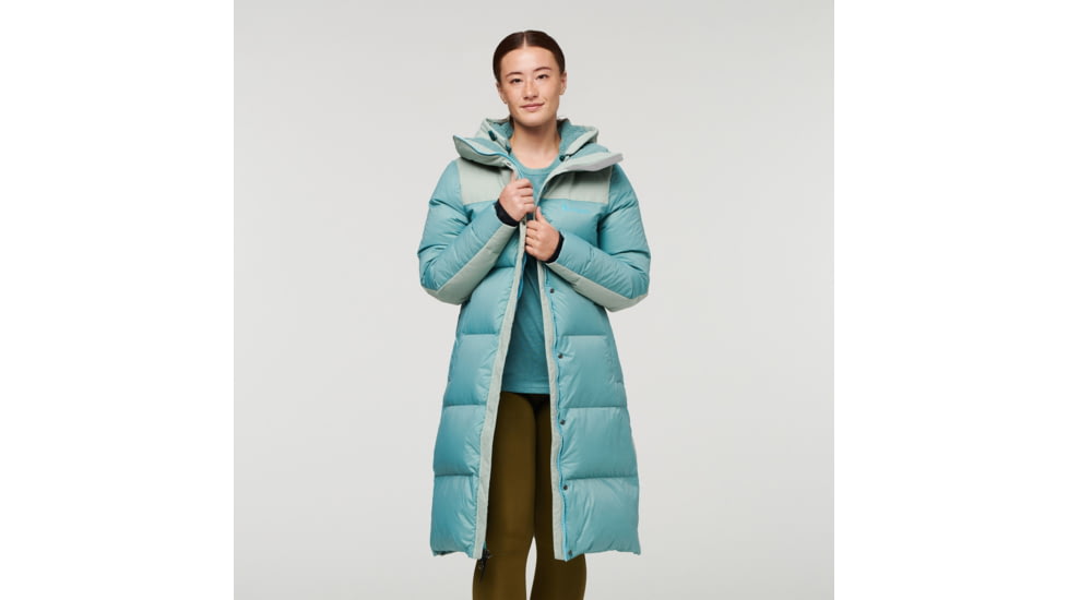 Cotopaxi Solazo Down Parka - Womens, Silver Leaf/Bluegrass, Extra Large, RLP-F22-SLBLG-W-XL