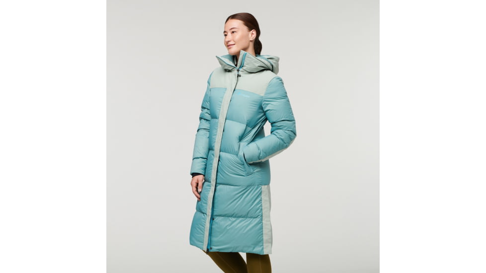 Cotopaxi Solazo Down Parka - Womens, Silver Leaf/Bluegrass, Extra Large, RLP-F22-SLBLG-W-XL