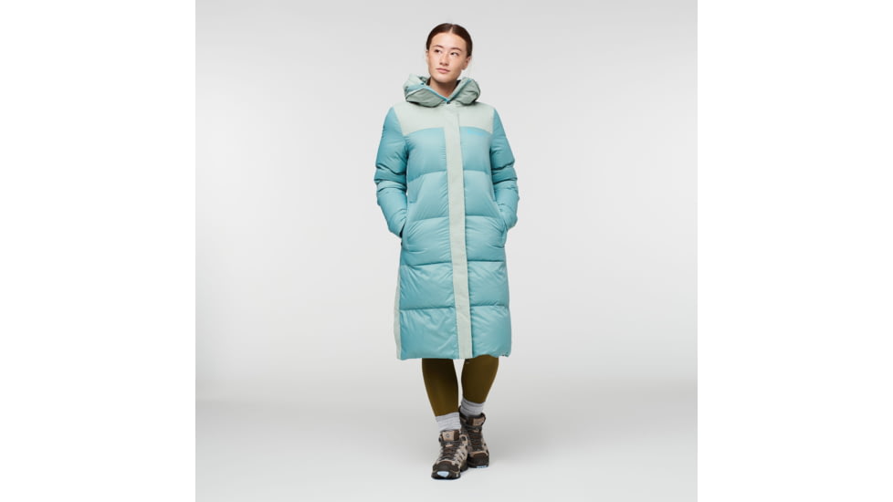 Cotopaxi Solazo Down Parka - Womens, Silver Leaf/Bluegrass, Extra Large, RLP-F22-SLBLG-W-XL