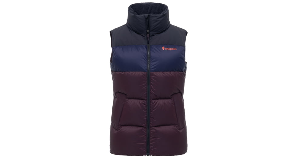 Cotopaxi Solazo Down Vest - Womens, Black/Black Iris, Medium, SDV-F21-BLKBI-W-M