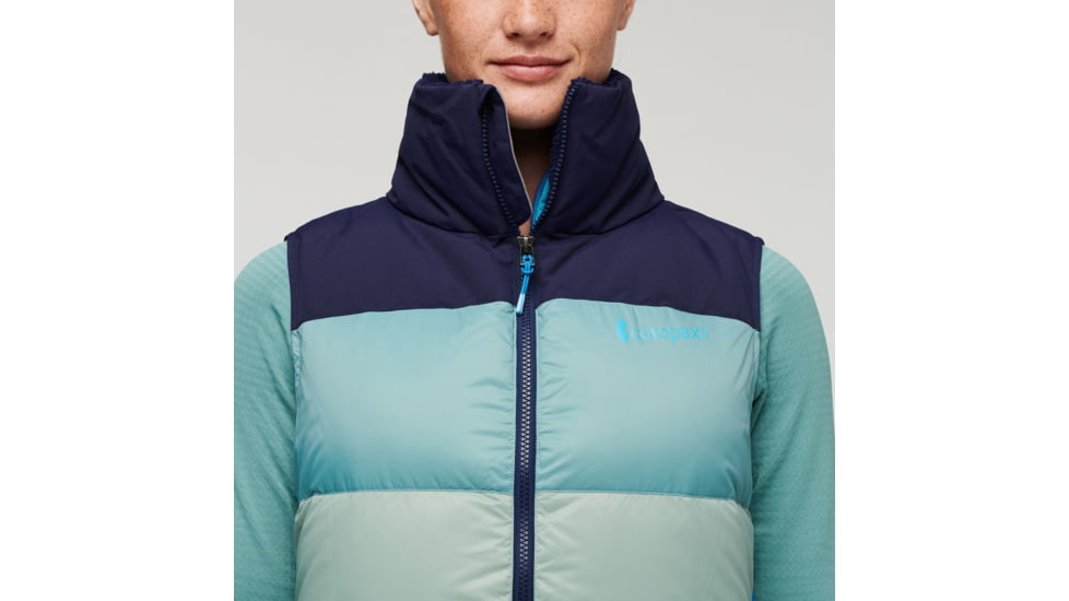 Cotopaxi Solazo Down Vest - Womens, Maritime/Silver Leaf, Large, SDV-F22-MTSL-W-L