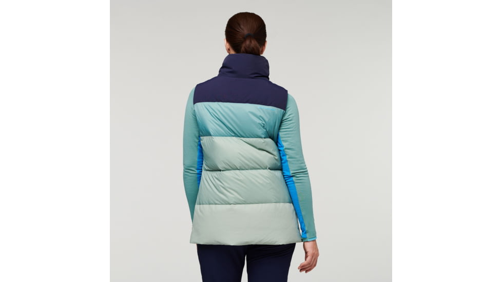 Cotopaxi Solazo Down Vest - Womens, Maritime/Silver Leaf, Large, SDV-F22-MTSL-W-L