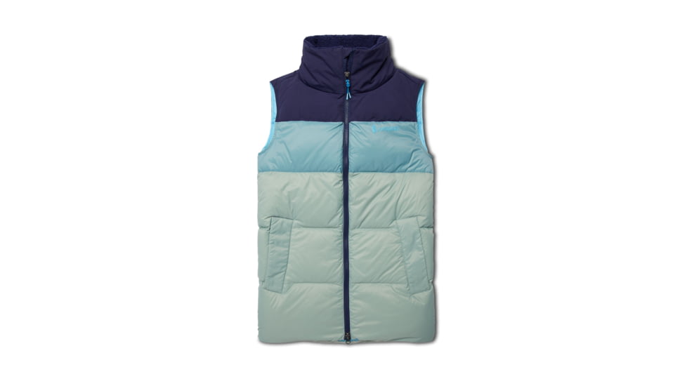 Cotopaxi Solazo Down Vest - Womens, Maritime/Silver Leaf, Large, SDV-F22-MTSL-W-L