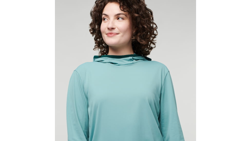 Cotopaxi Sombra Sun Hoodie - Womens, Bluegrass, Medium, SSH-F22-BLG-W-M