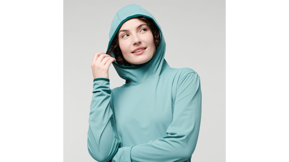 Cotopaxi Sombra Sun Hoodie - Womens, Bluegrass, Medium, SSH-F22-BLG-W-M