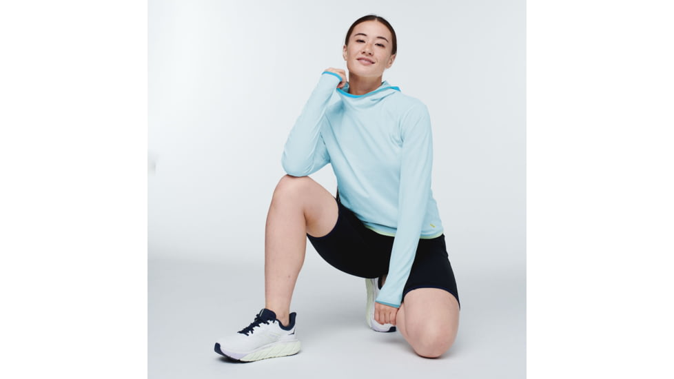 Cotopaxi Sombra Sun Hoodie - Womens, Ice, Large, SSH-S22-ICE-W-L