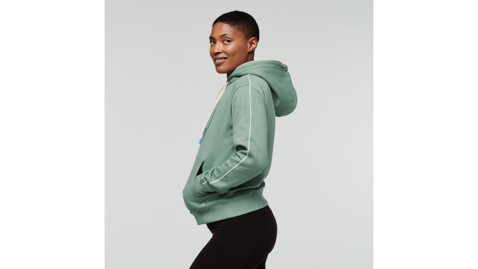 Cotopaxi Sunny Side Pullover Hoodie - Womens, Silver Leaf, Extra Large, SSH-F22-SLVL-W-XL