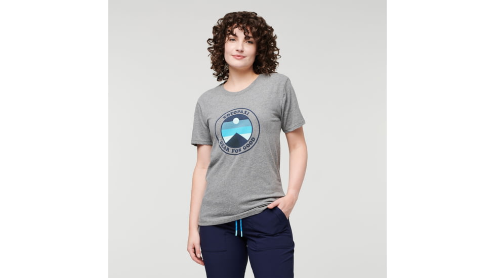 Cotopaxi Sunny Side T-Shirt - Womens, Heather Grey, Large, TS-F22-SS-HGR-W-L