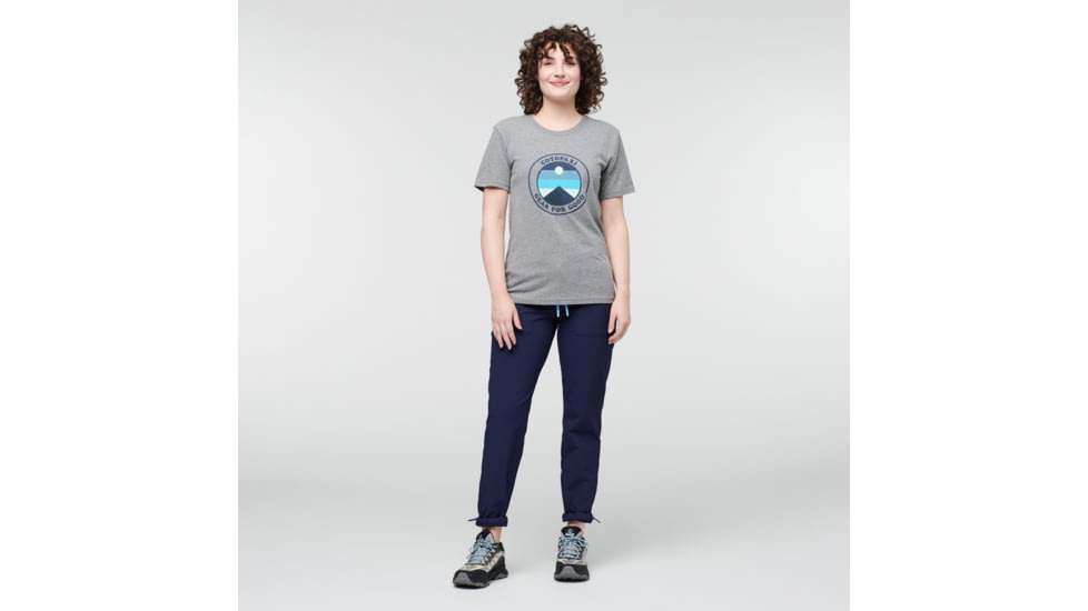 Cotopaxi Sunny Side T-Shirt - Womens, Heather Grey, Large, TS-F22-SS-HGR-W-L
