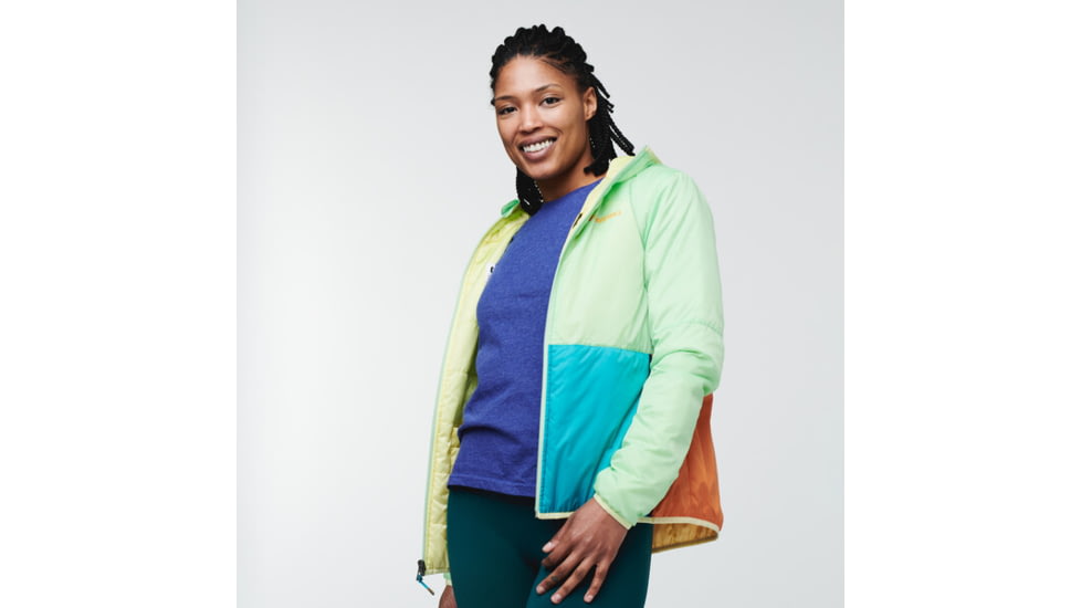 Cotopaxi Teca Calido Hooded Jacket - Womens, Spring-a-ling, Large, CHJ-S22-SPRNG-W-L