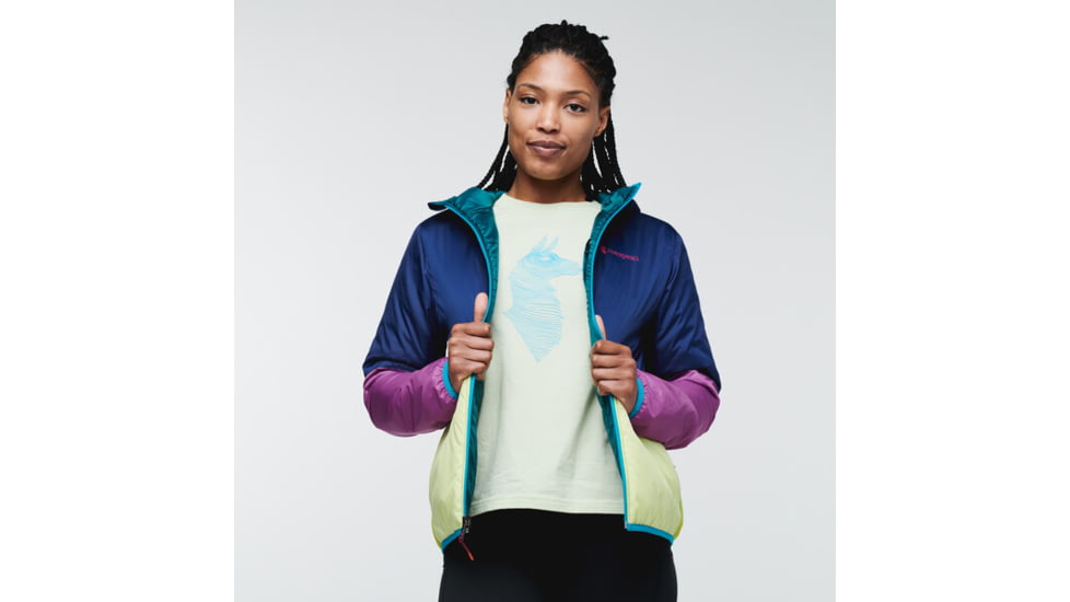Cotopaxi Teca Calido Hooded Jacket - Womens, Video Tape, Extra Small, CHJ-S22-VDTP-W-XS