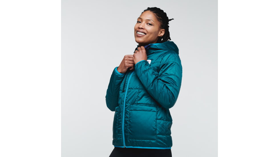 Cotopaxi Teca Calido Hooded Jacket - Womens, Video Tape, Extra Small, CHJ-S22-VDTP-W-XS