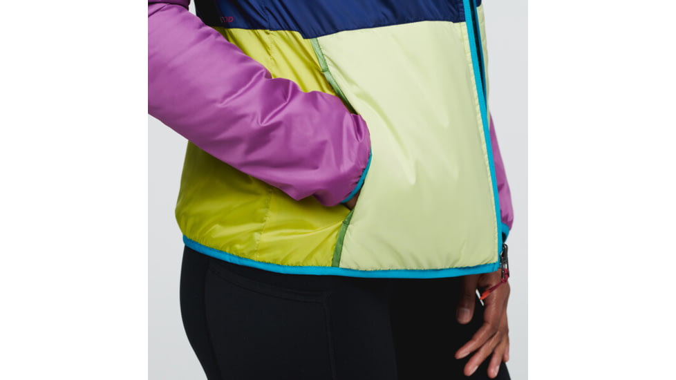 Cotopaxi Teca Calido Hooded Jacket - Womens, Video Tape, Extra Small, CHJ-S22-VDTP-W-XS