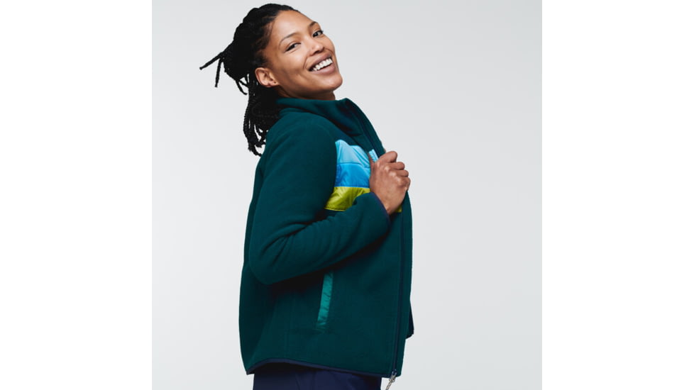 Cotopaxi Teca Fleece Full-Zip Jacket - Womens, Kelp Forest - Recycled, Extra Large, TFL-S22-KLPFST-W-XL