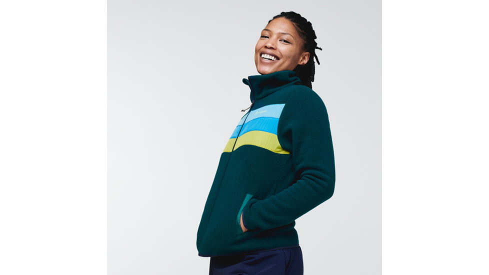 Cotopaxi Teca Fleece Full-Zip Jacket - Womens, Kelp Forest - Recycled, Extra Large, TFL-S22-KLPFST-W-XL