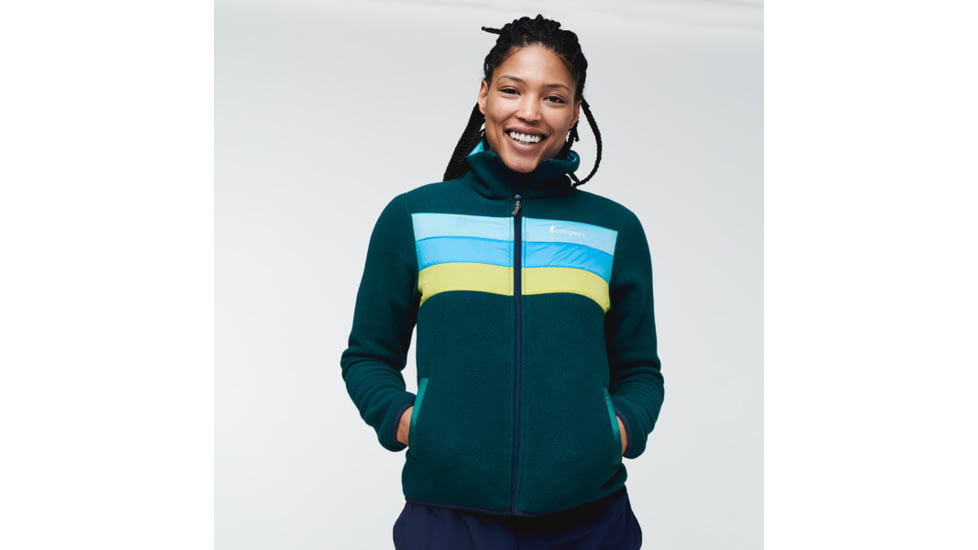 Cotopaxi Teca Fleece Full-Zip Jacket - Womens, Kelp Forest - Recycled, Extra Large, TFL-S22-KLPFST-W-XL