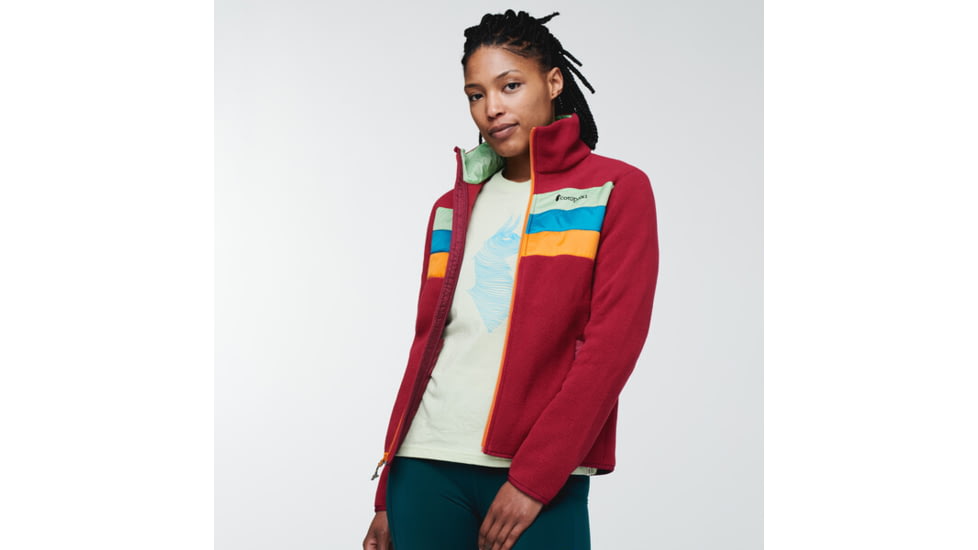 Cotopaxi Teca Fleece Full-Zip Jacket - Womens, Sorbet - Recycled, Extra Large, TFL-S22-SRBT-W-XL