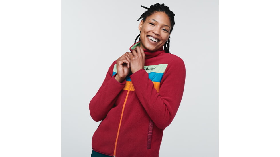 Cotopaxi Teca Fleece Full-Zip Jacket - Womens, Sorbet - Recycled, Extra Large, TFL-S22-SRBT-W-XL