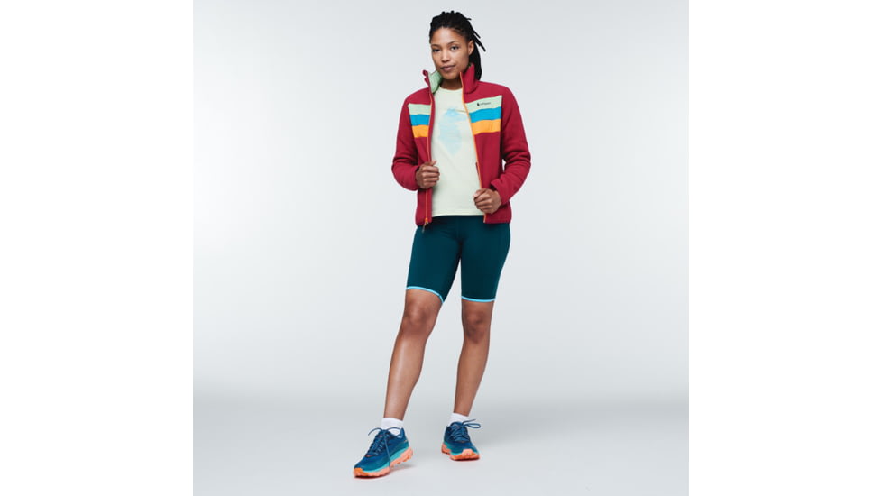 Cotopaxi Teca Fleece Full-Zip Jacket - Womens, Sorbet - Recycled, Extra Large, TFL-S22-SRBT-W-XL