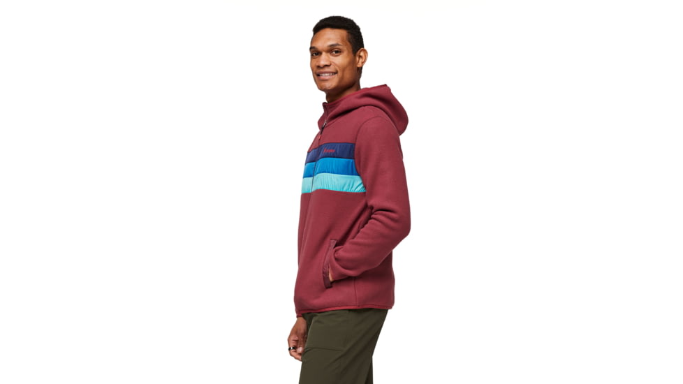 Cotopaxi Teca Fleece Hooded Full-Zip Jacket - Mens, Beets Me, Medium, TFHFZ-F23-BEET-M-M