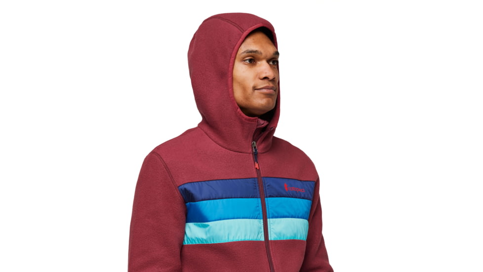 Cotopaxi Teca Fleece Hooded Full-Zip Jacket - Mens, Beets Me, Medium, TFHFZ-F23-BEET-M-M