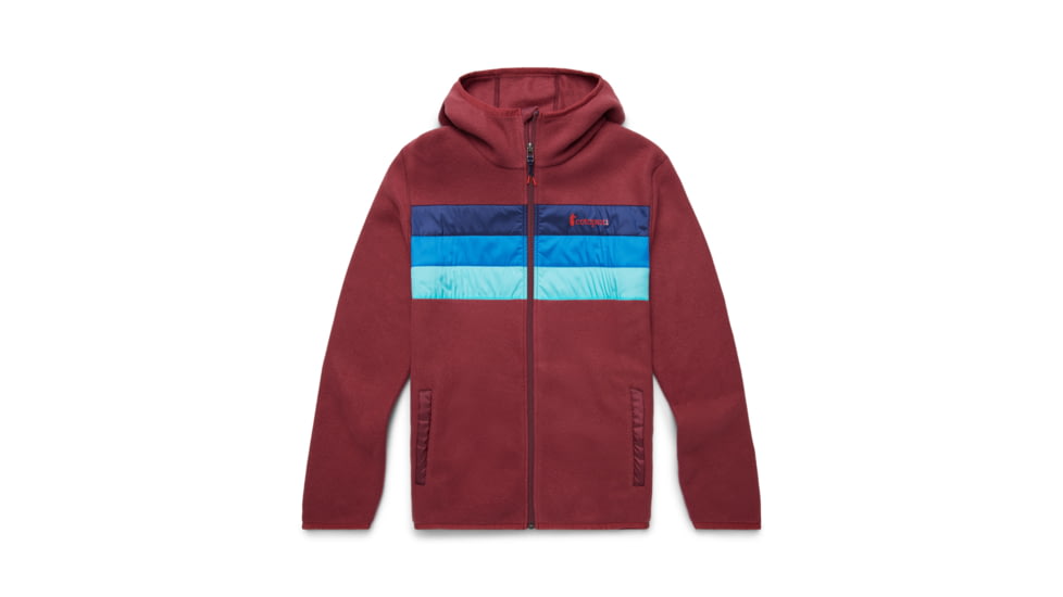 Cotopaxi Teca Fleece Hooded Full-Zip Jacket - Mens, Beets Me, Medium, TFHFZ-F23-BEET-M-M
