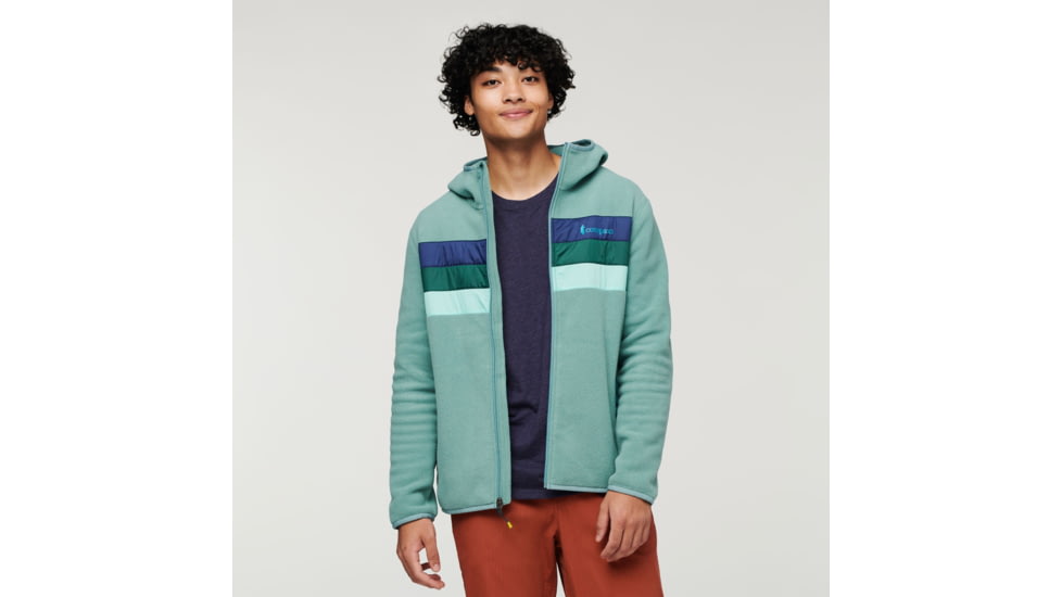 Cotopaxi Teca Fleece Hooded Full-Zip Jacket - Mens, Building Bridges, Large, TFHFZ-F22-BUBR-M-L