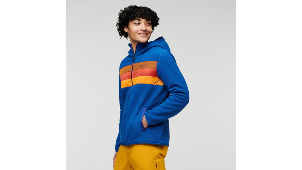 Cotopaxi Teca Fleece Hooded Full-Zip Jacket - Mens, Gulf Shores, Large, TFHFZ-F22-GULF-M-L