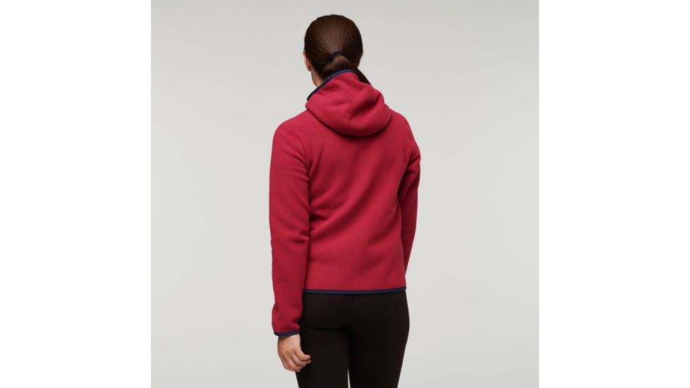 Cotopaxi Teca Fleece Hooded Full-Zip Jacket - Womens, Danger Zone, Extra Large, TFHFZ-F22-DANZ-W-XL