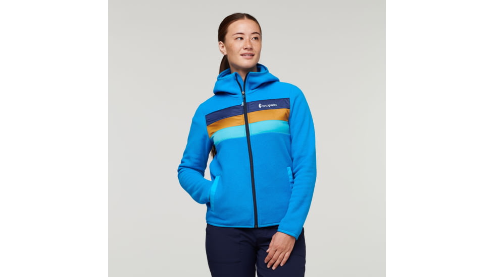 Cotopaxi Teca Fleece Hooded Full-Zip Jacket - Womens, Slip N Slide, Medium, TFHFZ-F22-SLIP-W-M