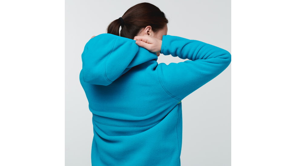 Cotopaxi Teca Fleece Hooded Half-Zip Jacket - Womens, Aloha - Recycled, Medium, TFHZ-S22-ALOHA-W-M