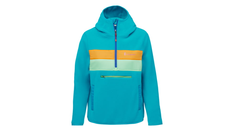 Cotopaxi Teca Fleece Hooded Half-Zip Jacket - Womens, Aloha - Recycled, Medium, TFHZ-S22-ALOHA-W-M