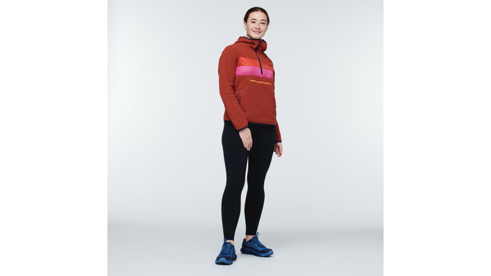 Cotopaxi Teca Fleece Hooded Half-Zip Jacket - Womens, Colorado - Recycled, Extra Large, TFHZ-S22-CLRDO-W-XL