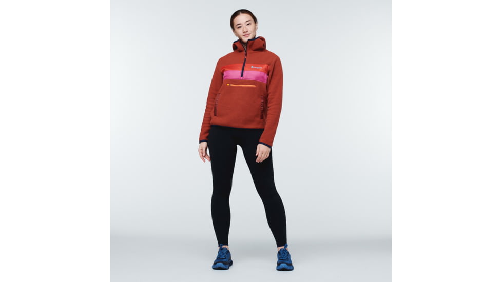 Cotopaxi Teca Fleece Hooded Half-Zip Jacket - Womens, Colorado - Recycled, Extra Large, TFHZ-S22-CLRDO-W-XL