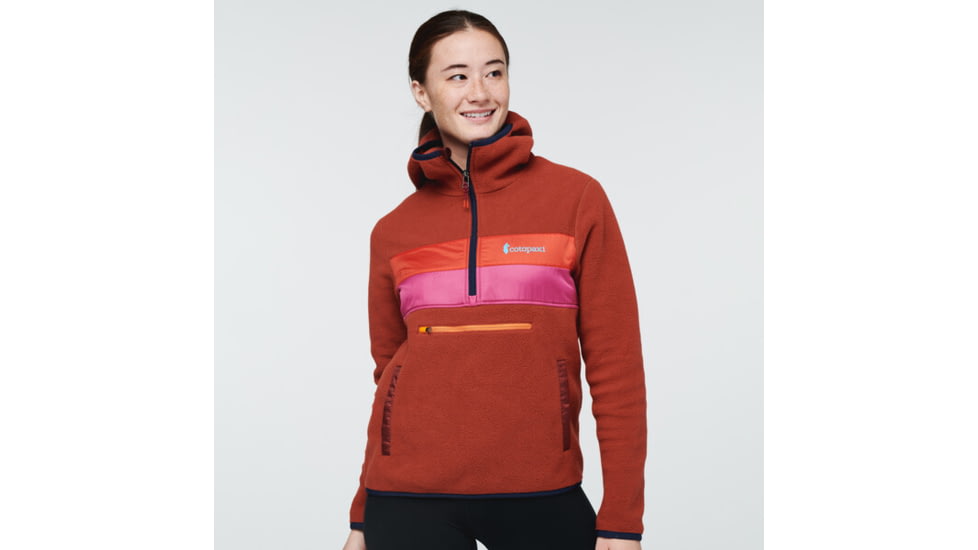 Cotopaxi Teca Fleece Hooded Half-Zip Jacket - Womens, Colorado - Recycled, Extra Large, TFHZ-S22-CLRDO-W-XL