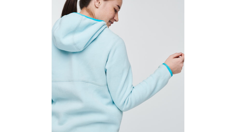 Cotopaxi Teca Fleece Hooded Half-Zip Jacket - Womens, Gone Fishing - Recycled, Large, TFHZ-S22-GNFISH-W-L