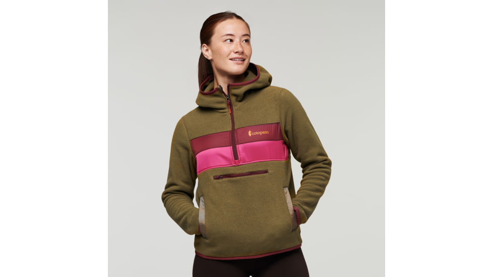 Cotopaxi Teca Fleece Hooded Half-Zip Jacket - Womens, Lawn Way Home, 2XL, TFHZ-F22-LAWN-W-XXL