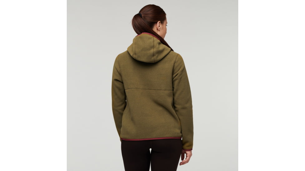 Cotopaxi Teca Fleece Hooded Half-Zip Jacket - Womens, Lawn Way Home, 2XL, TFHZ-F22-LAWN-W-XXL