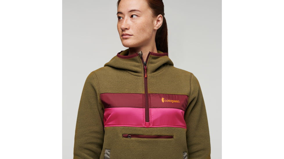 Cotopaxi Teca Fleece Hooded Half-Zip Jacket - Womens, Lawn Way Home, 2XL, TFHZ-F22-LAWN-W-XXL