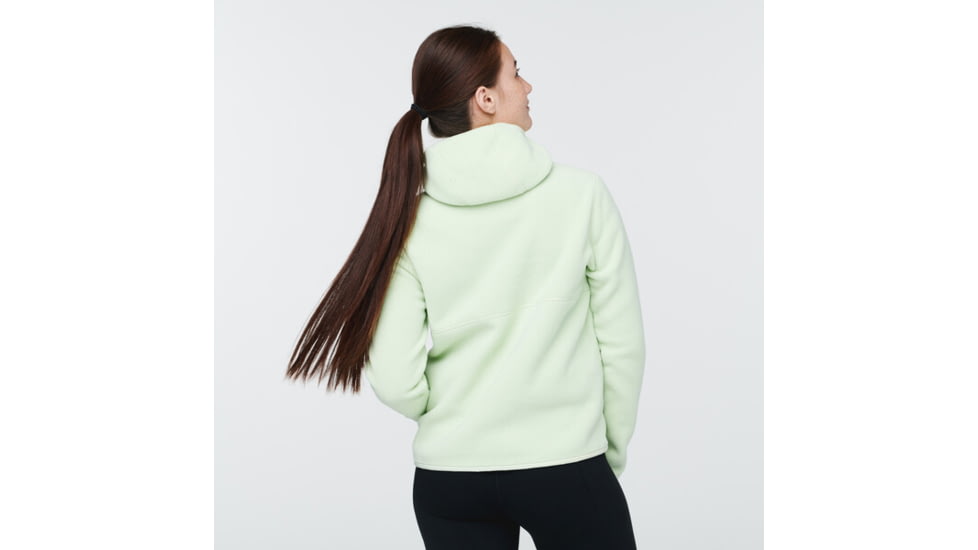 Cotopaxi Teca Fleece Hooded Half-Zip Jacket - Womens, Stones Throw - Recycled, Medium, TFHZ-S22-STTHW-W-M