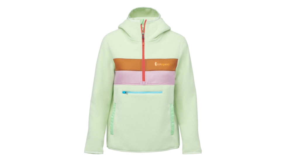 Cotopaxi Teca Fleece Hooded Half-Zip Jacket - Womens, Stones Throw - Recycled, Medium, TFHZ-S22-STTHW-W-M