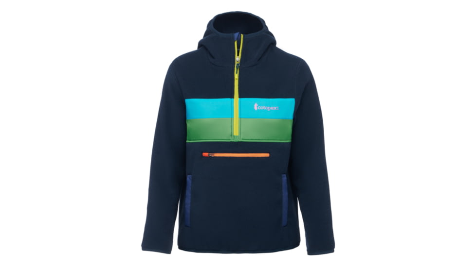 Cotopaxi Teca Fleece Hooded Half-Zip Jacket - Womens, The Tides - Remnant, Medium, TFHZ-S22-TIDES-W-M